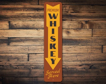 Premium Whiskey Sign, Whiskey Bar, Sever Bar Sign, Beer Lover Decor, Beer Lover Sign, Sign For Beer, Beer Bar Sign, Beer Decor, Bar Sign