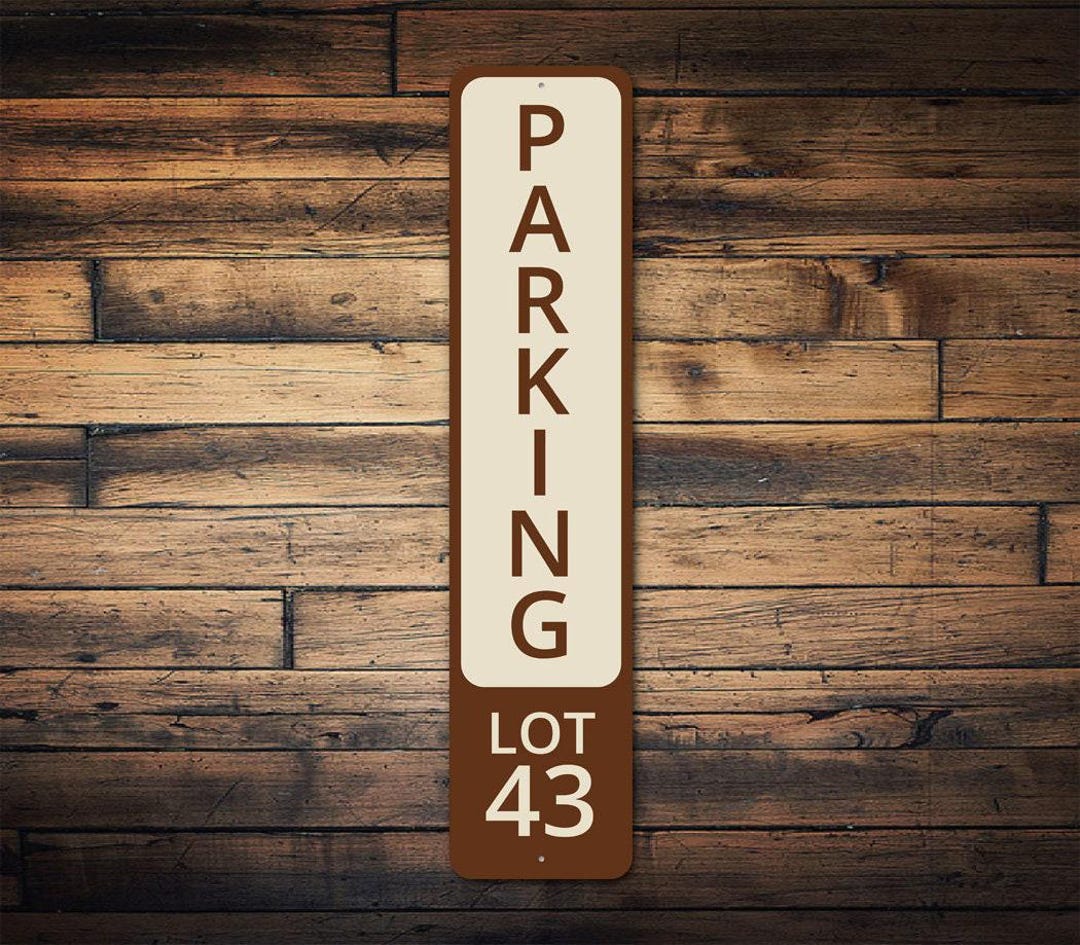 Camping Park Sign, Custom Camper Parking, Camper Parking Decor, Decor ...