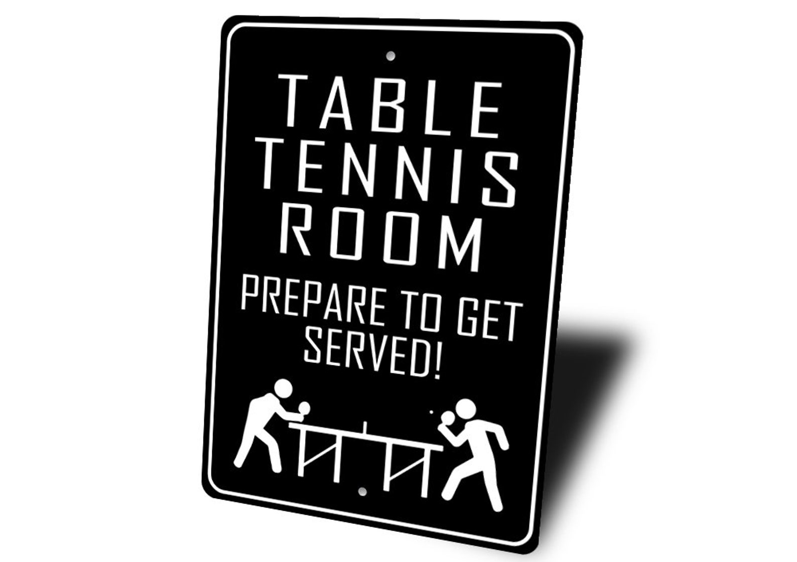 Table Tennis Humor Sign Game Room Decor Table Tennis Gift Etsy