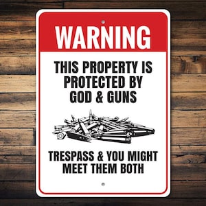 Lustiges Pistolenschild, 2nd Änderung, 2nd Änderung Witze, Änderung Rechte, Waffenliebhaber, Haus Dekor, Home Of Guns - Qualität Aluminium Metall Schild