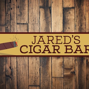 Custom Cigar Bar, Sign For Cigars, Cigar Lounge, Cigar Decor For Dad, Dad Lounge Sign, Lounge Decor, Cigar Lovers, Cigar Gift Decor, Cigars