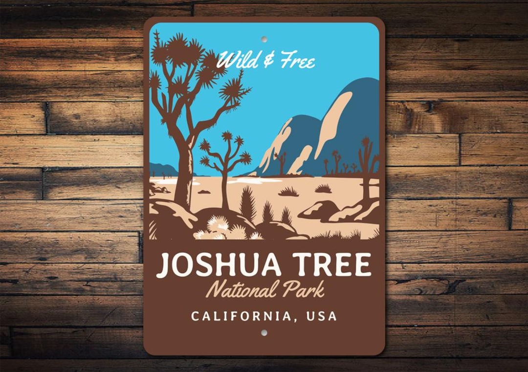 Joshua Tree National Park Sign, Joshua Tree Sign, National Park Decor ...