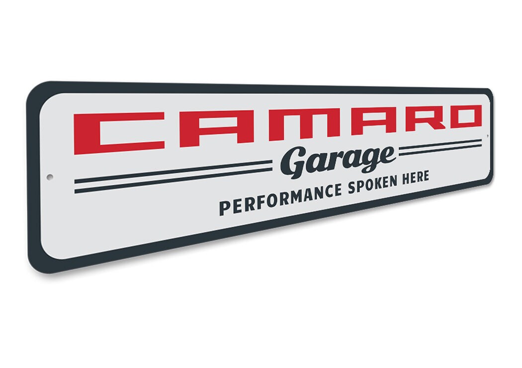Camaro Garage Sign Camaro Sign Chevy Camaro Garage Car Etsy