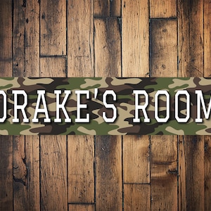 Army Kid Room, Camo Room, Kid Army Sign, Army Decor, Camo Sign, Camo Boy Sign , Personalized Kid Sign, Kid Room Custom-Quality Kid Room Sign