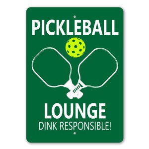 Pickleball Lounge Sign Pickleball Sign Pickleball Player - Etsy