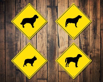 Señal de cruce de perros personalizada, cruce de perros personal, regalo de raza de perro, regalo de perro personalizado, amante de los perros, cruce de perros, señal de cruce personalizada, señales de perro