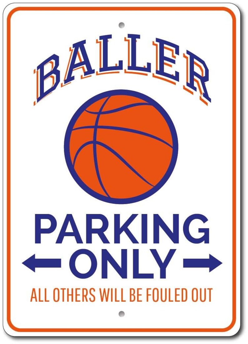 Baller Gift, Baller Parking Sign, Ball Player Gift, Baller Decor ...