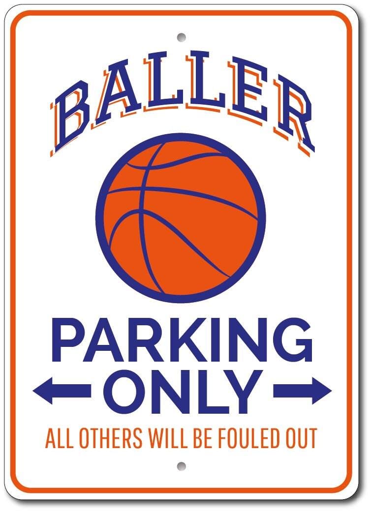 Baller Gift, Baller Parking Sign, Ball Player Gift, Baller Decor ...