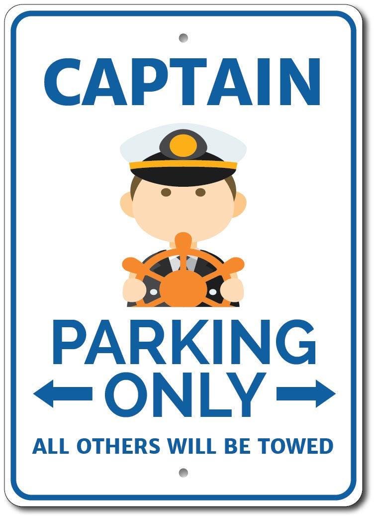 Captain Parking Sign, Captain Sign, Ship Captain Decor, Captain Gift ...