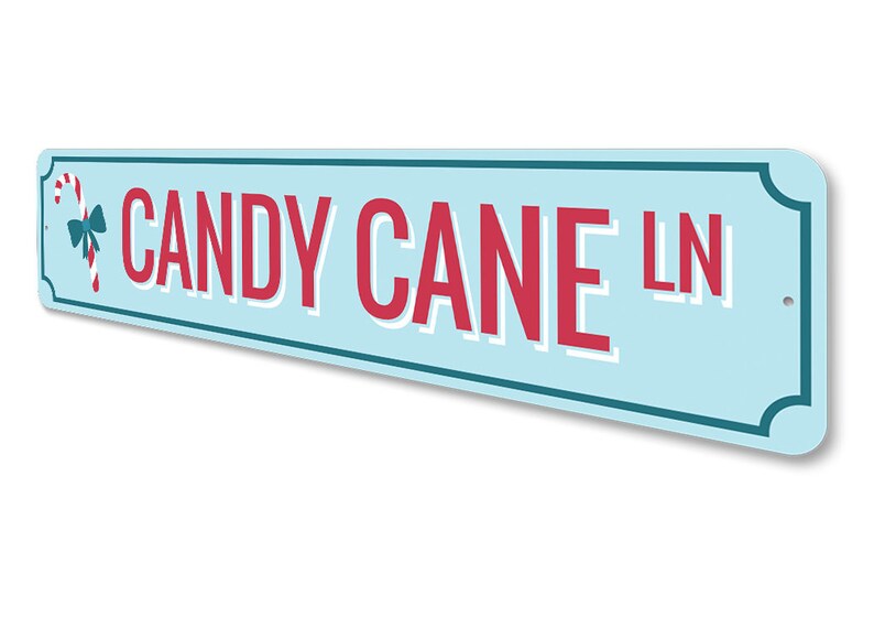 Candy Cane Sign Candy Cane Lovers Christmas Decor Candy Etsy