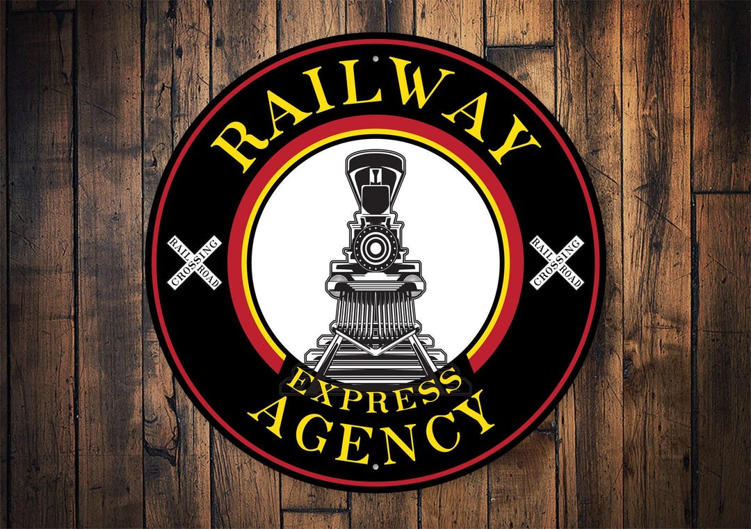 Express Agency Sign, Railway Express, Train Express, Train Lovers ...