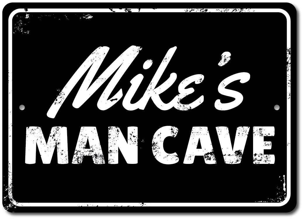 Man Cave Decor Man Cave Sign Man Cave Gift Father's Day Etsy
