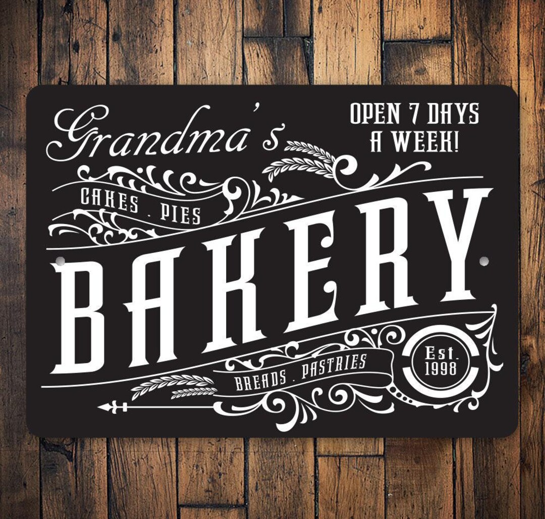 Personalized Bakery Sign, Kitchen Signs, Custom Signs, Farmhouse Signs ...