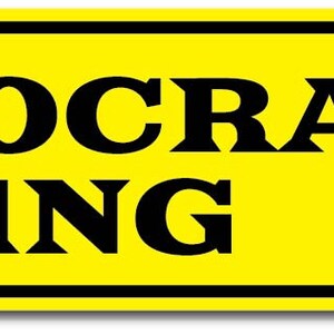 Democrat Xing Sign, Republican Crossing Sign, Political Party Sign, Election Sign, Voter Gift, Politics Sign, Democrat Quality Aluminum image 2