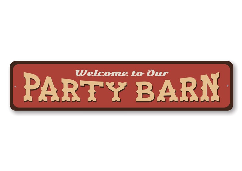 Party Barn Sign Barn for Party Old Western Country Barns - Etsy