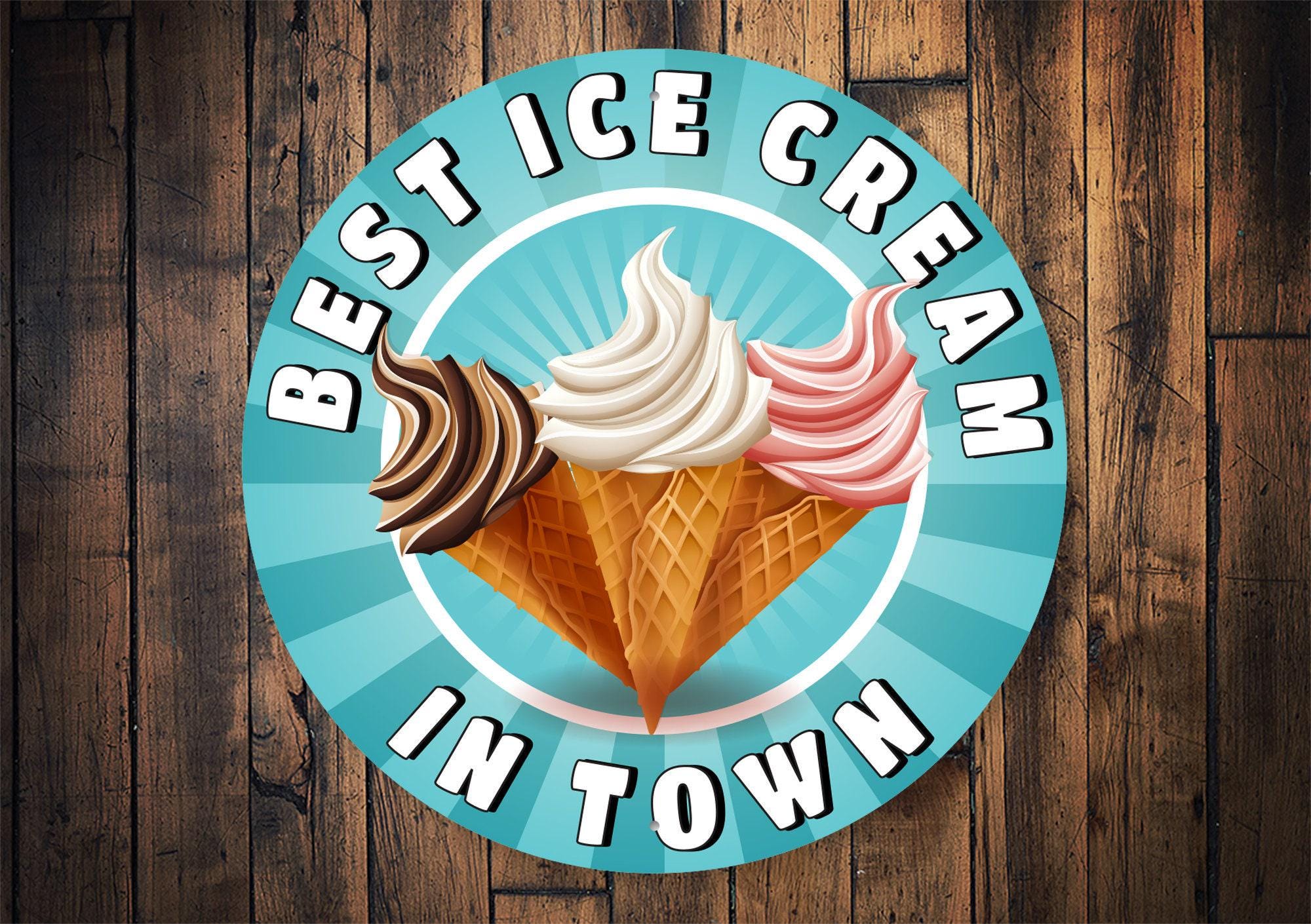 Ice Cream Logo Retro - Etsy