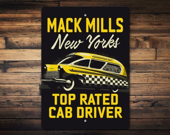 Taxi Driving Gift, Taxi Driver Decor, Taxi Driving Sign, Taxi Decor, Taxi Room Decor, Taxi Sign, Taxi Driver Birthday, Taxi Driver New York