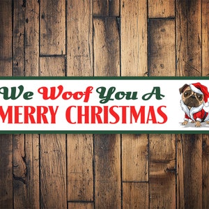Dog Christmas Sign, Christmas Dog Gift, Dog Lover, Holiday Dog Gift, Decor For Christmas, Christmas Entrance, Entrance To Home, Dog Signs