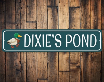 Kid Duck Room, Duck Lovers, Duck Pond, Duck Lover Decor, Duck, Decor For Kid Room, Kid Room Sign, Kid Loves Outdoor, Kid  - Quality Aluminum