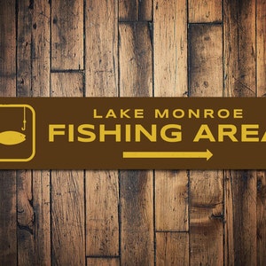 Fishing Beer Sign 