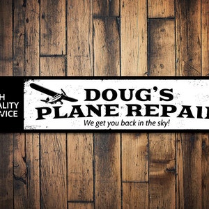 Top Notch Aviator Sign Personalized Schedule Flight Today Pilot Name Sign Custom Metal Airplane Decor Quality Aluminum Pilot Decoration
