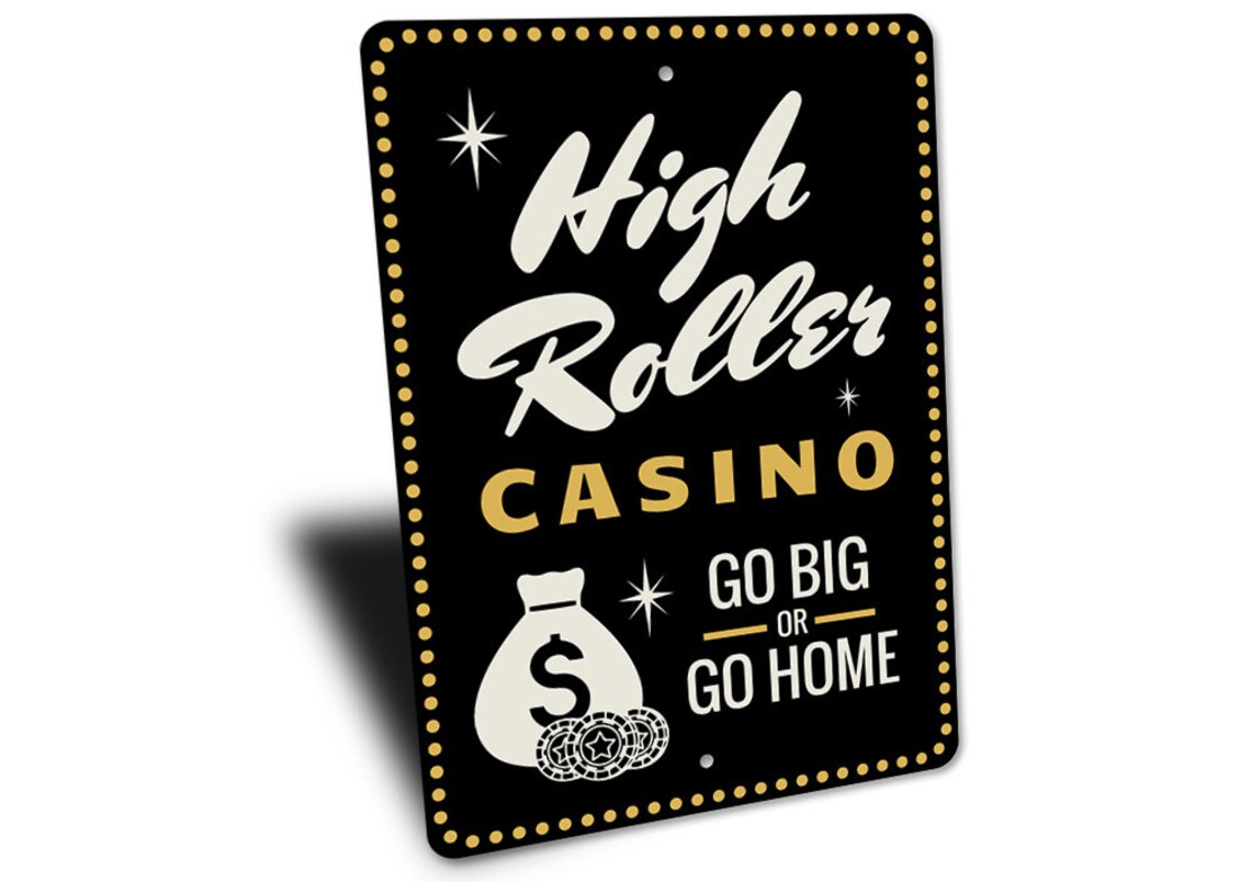 High Roller Sign High Roller Casino High Poker Room Decor - Etsy UK