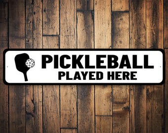 Pickleball Played Here Sign, Pickleball Sign, Pickleball Room, Pickleball Gift, Pickleball Player, Pickleball Kid Room, Pickleball Kid