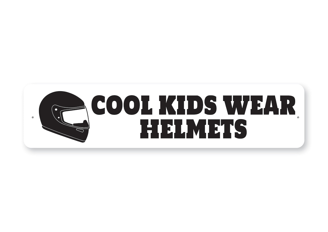Wear Helmet Sign Motorcycle Gear Sign Motorcycle Helmet - Etsy