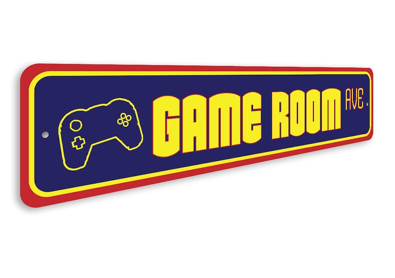 Game Room Game Room Sign Gamer Room Game Decor Gamers Etsy