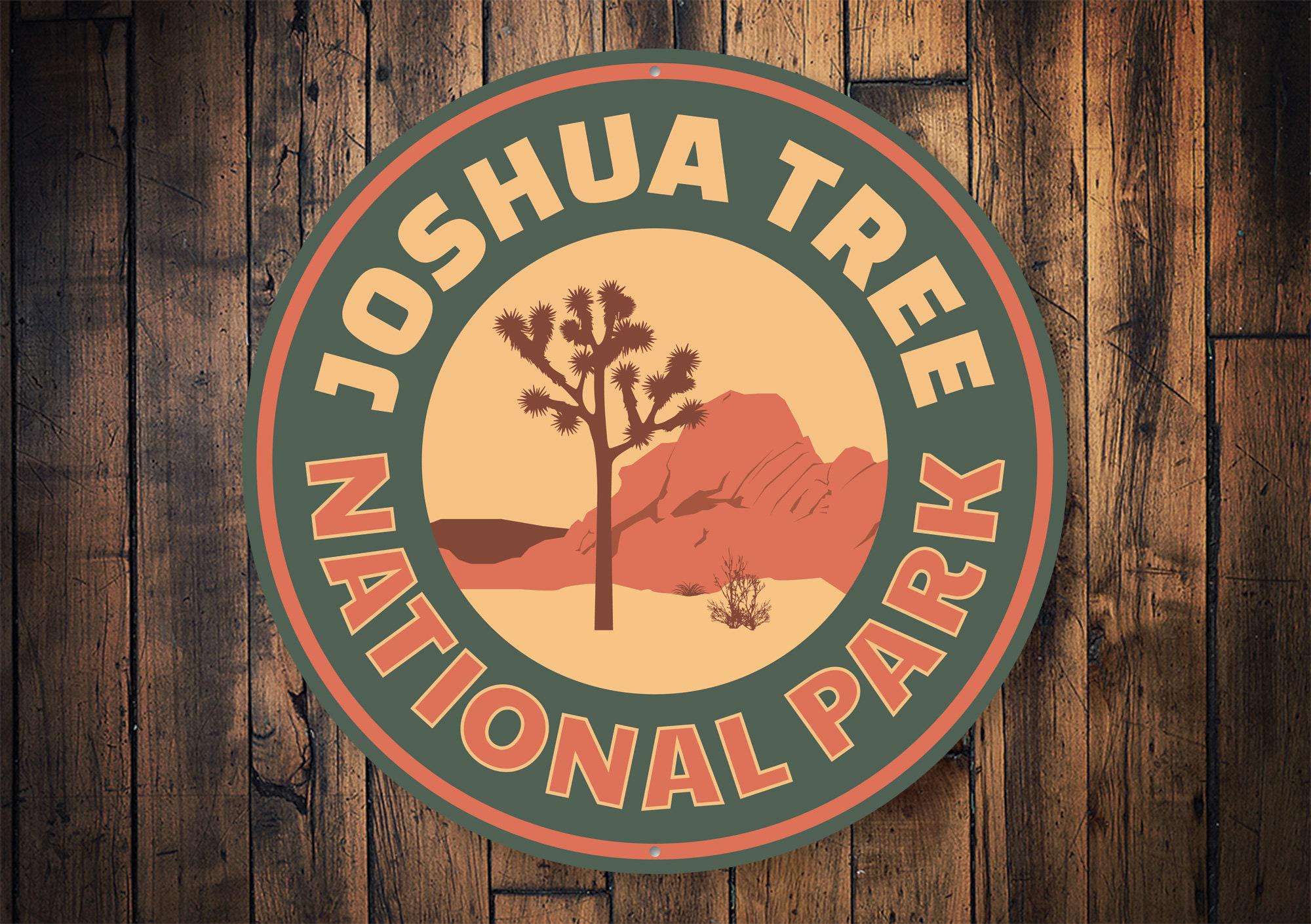 Joshua Tree Sign, Joshua Tree Park, National Park Decor, National Park ...