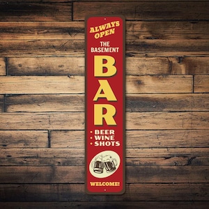 Basement Bar Sign, Vintage Bar Decor, Pub Beer Sign, Beer Lover Decor, Beer Lover Sign, Sign For Beer, Beer Bar Sign, Beer Decor, Bar Sign