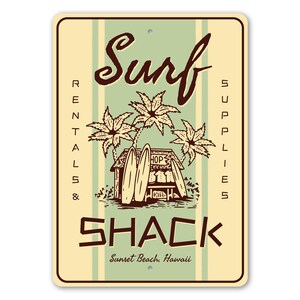 Surf Shack Sign, Surfboard Rentals, Surfer Hangout Sign, Surf Shack ...