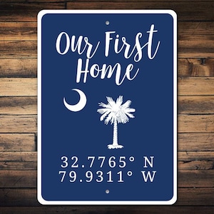 South Carolina Sign, SC State Decor, Carolina Sign For Home, Beach House, Sign For House, Gift For Home, Home Metal Sign, Quality Metal Sign