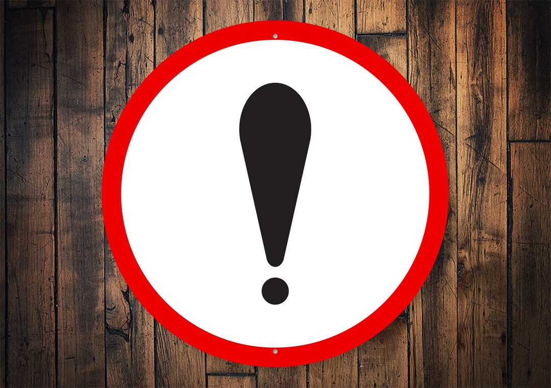 Caution Circle Sign, Durable Circle Sign, Circle Gift, Caution Signs ...