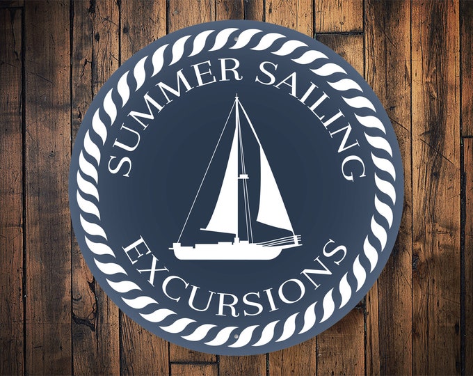 Summer Sailing Sign, Sailing Voyages, Sailing Decor, Sign For Sail Boat, Sailor Gift, Gift For Sailing, Sail Boat Life, Sail Lovers, Sail