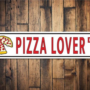 Pizza Lover DR, Sign For Pizza Shop, Pizza Decor, Pizza Lovers, Pizza Destroyer, Decor For Pizza Shop, Pizza - Quality Aluminum Decorations