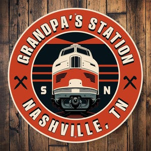 Custom Train Room Sign, Train Room Sign, Train Room Decor, Custom Train Gift, Train Room Name, Fathers Train Room, Train Sign Decor, Trains
