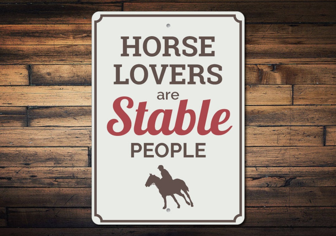 Horse Phrase Sign Horse Saying Sign Horse Lover Gift Funny Etsy