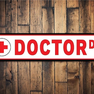 Doctor Sign, Decor For Doctor, Doctor Decor, Hospital Decor, Sign For Doc, Hero Sign, Doctor Home, Doctor - Quality Aluminum Decorations