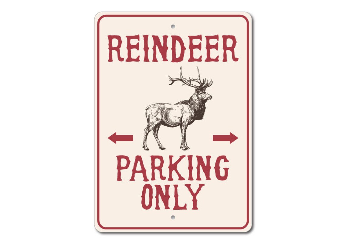Reindeer Rides Wall Sign 15.5