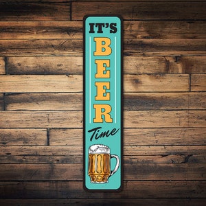 Its Beer Time Sign, Beer Time Decor, Beer Sign, Beer Lover Decor, Beer Lover Sign, Sign For Beer, Beer Bar Sign, Beer Room Decor, Bar Sign