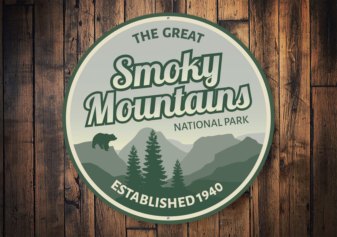 Smoky Mountain Sign Smoky Mountain Decor the Smoky Mountain | Etsy