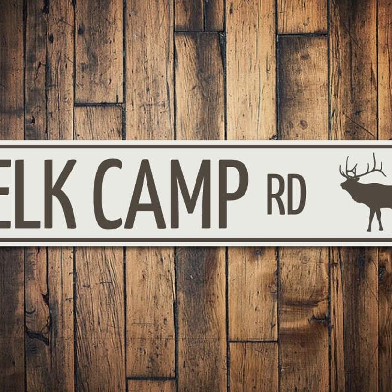 Metal Elk Sign - Etsy