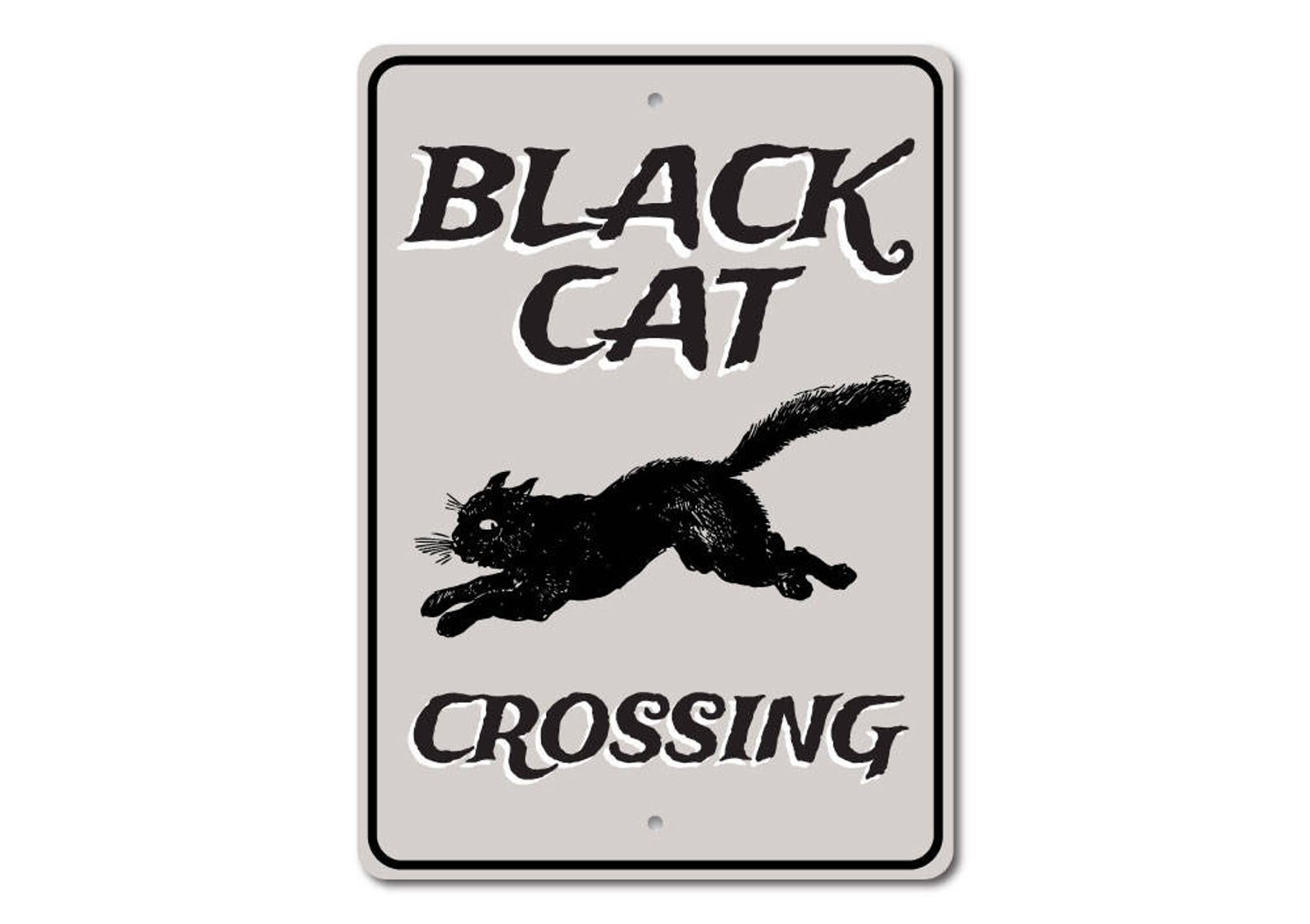 black-cat-crossing-sign-black-cat-decor-black-cat-sign-etsy