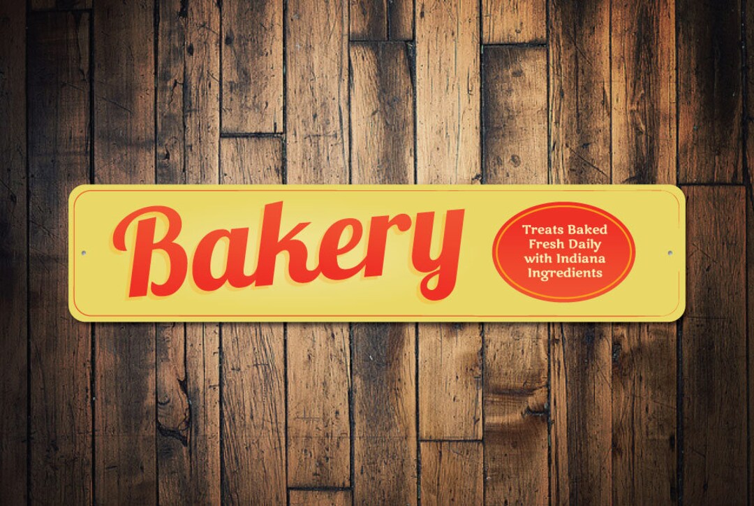 Bakery Sign, Custom Bakery Decor, Bakery Gift, Baker Gift, Baker