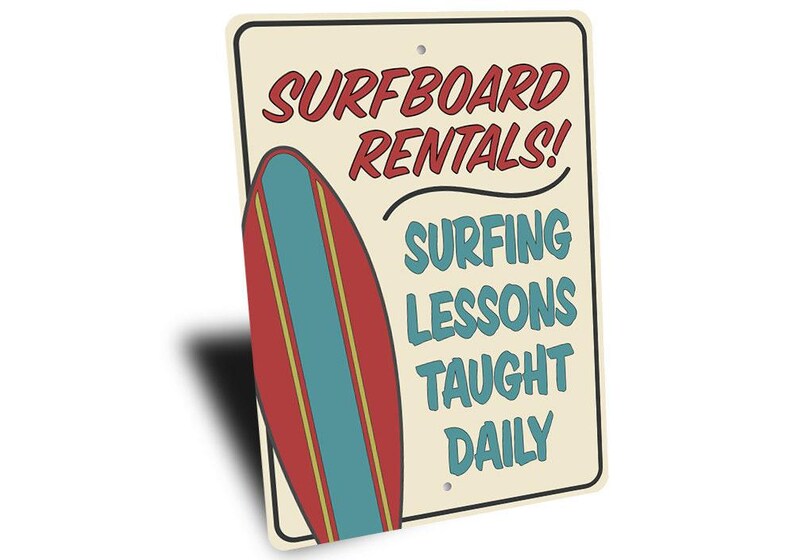 Surfboard Rental Sign, Surf Rental Sign, Surf Rental Owner, Surfboard ...