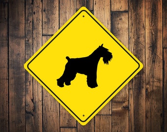 Giant Schnauzer Sign, Giant Schnauzer Gift, Giant Schnauzer Crossing, Giant Schnauzer, Schnauzer Dog Sign, Giant Schnauzer Owners, Dog Owner