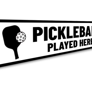 Pickleball Played Here Sign Pickleball Sign Pickleball Room - Etsy