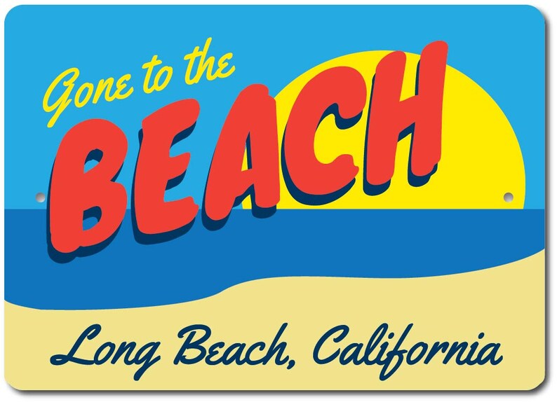 Beach Scene Sign Beach Scene Decor Beach House Gift Custom - Etsy