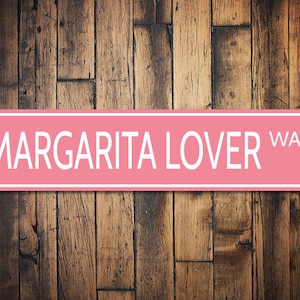 Margarita Lover Gift, Margarita Sign, Margarita Decor, Beach Drink Sign, Beach Bar Sign, Margarita Gift, Quality Aluminum Drink Decorations